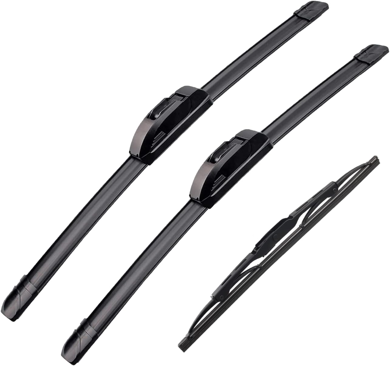 ORUYROP 19"+19" Windshield Wipers With 14" Rear Wiper Blade Sets Automotive Replacement for Jeep Liberty 2008-2012,Easy For Installation (Pack of 3)