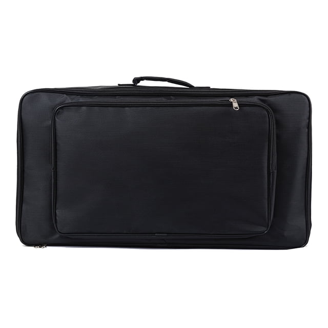 Electric Guitar Effects Pedal Board Storage Bag Carry Case Effect Pedalboard Zipper Pouch (Black)