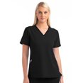 thumbnail image 1 of Matrix Impulse Haut de Blouse Médicale pour Femmes à Col en V Contrasté (Livraison Gratuite), 1 of 1
