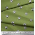 thumbnail image 2 of Soimoi Rayon Fabric Floral Block Printed Craft Fabric by The Yard 56 Inch Wide, 2 of 3