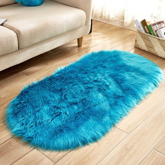 Jusqu'à 65 % de Rabais! Gspmoly Tapis de Zone en Fausse Peau de Mouton Super Doux pour Chambre, Tapis de Sol, Faux Tapis, Tapis de Chevet jusqu'à 65 % de Rabais