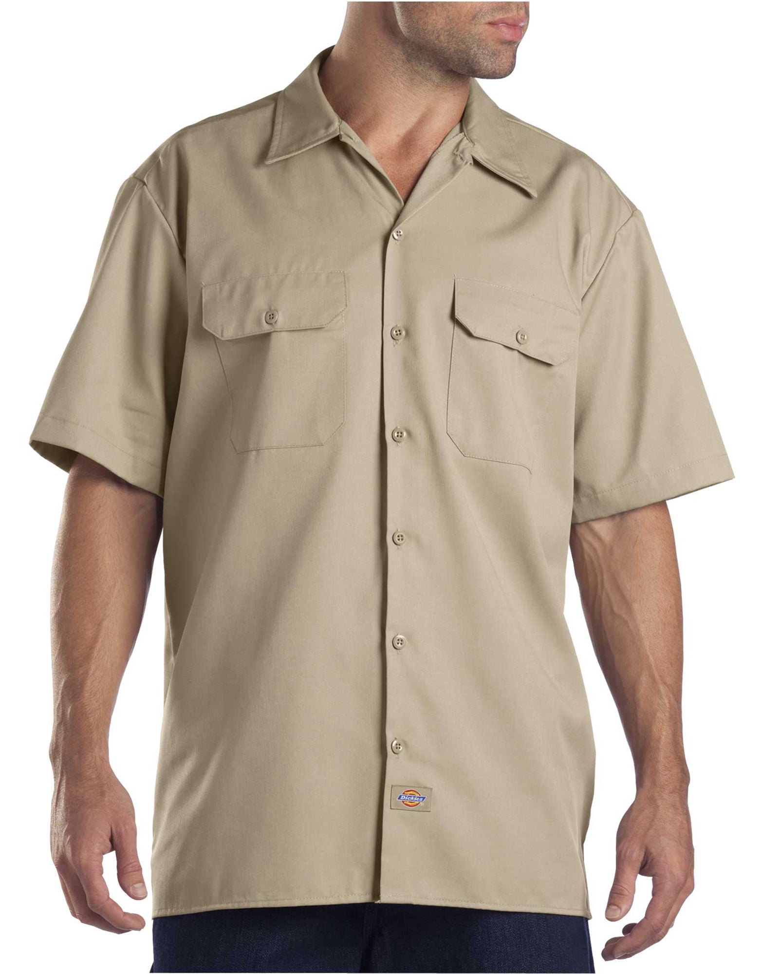 Dickies Chemise de Travail à Manches Courtes pour Homme, G, Kaki