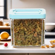 LSLJS Food Storage Container with Lids Tall Airtight Food Storage Jar Plastic Food Storage Container Kitchen Pantry Containers for Cereal Flour and Sugar, Bottle
