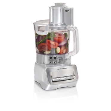 Robot culinaire Hamilton Beach Stack & Snap Duo, capacité de 14 tasses avec mini bol de 4 tasses, 500 watts, noir, 70586C