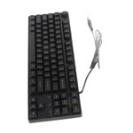 USB Clavier filaire, prise et lecture 87 Clés Mécanique Clavier Ergonomic pour PC