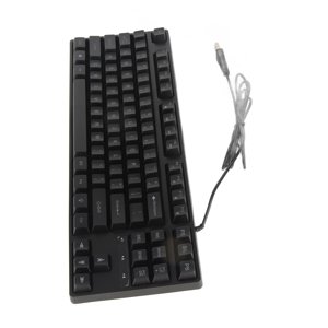USB Clavier filaire, prise et lecture 87 Clés Mécanique Clavier Ergonomic pour PC