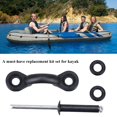 thumbnail image 2 of Peahefy Tri Fold Rivets,Pad Eyes Rivets,Durable Kayak Replacement Kit Set with Nylon Pad Eyes & Tri-Fold Rivets & Screw Nuts, 2 of 8