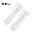 thumbnail image 4 of Unique Bargains Adjustable Depth Pinch Pleat Locking Curtain Tape Clip Hook Plastic 20 Pcs, 4 of 6