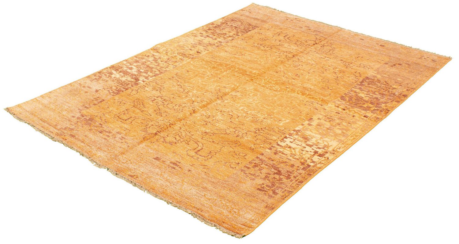 ECARPETGALLERY 6'10" x 9'9"  Transitional Jules Oushak Hand-knotted Area Rug for Living Room, Dining Room and Bedroom in Brown