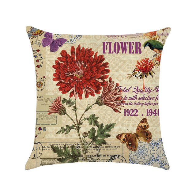 mmirethe Wide Application Cushion Covers For Coordinated Home Easy To Change Pillowcase kztym001-3 5Set