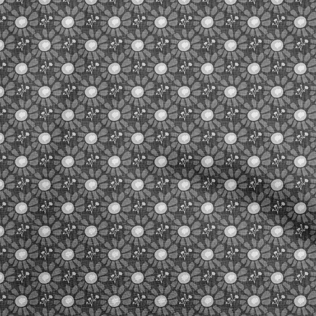 oneOone Velvet Black Fabric Block Sewing Material Print Fabric By The Yard 58 Inch Wide-TY