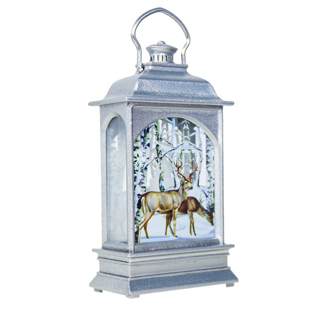 Bangcool Christmas Lantern Portable Creative Decorative Tabletop Lantern Hanging Lantern