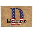 thumbnail image 2 of 4th of July Door Mat Outdoor,Independence Day Welcome Doormat, 4th of July Coir Doormat with Non Slip Backing ,Patriotic Mat Star Front Porch Rugs For Home Entrance 4th of July Decoration,(15*24"), 2 of 2