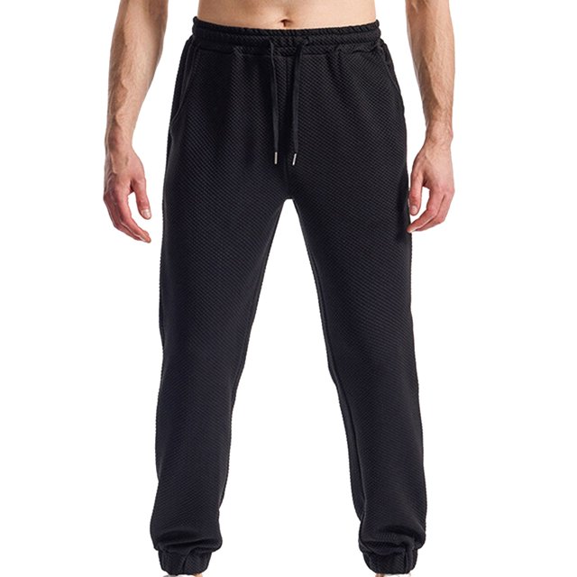 Men's Loose Fit Summer Workout Joggers - Cuffed Hem Plus Size Athletic Pants
