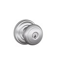thumbnail image 2 of Schlage F51A LAT 626 Latitude Lever Keyed Entry - Satin Chrome, 2 of 3