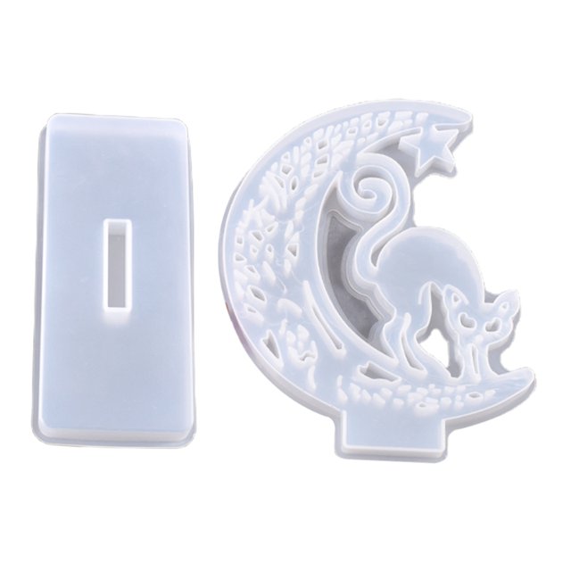 Techinal Moule en Résine Époxy Cristal DIY Présentoir Planche Base Ornements de Table Moule en Silicone