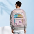 thumbnail image 4 of IFNWSV PVC Transparent Student Bag Large Capacity Backpack Travel Transparent Backpack PVC Large School Bag, 4 of 4