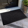 thumbnail image 1 of KOLOKO Outdoor Mat Non Slip Doormat 4'x5' Front Door Mat Outside Welcome Mat Dirt Trapper Commercial Indoor Floor Mat Rubber Backed Thicken Entryway Rug Low Profile Black, 1 of 5