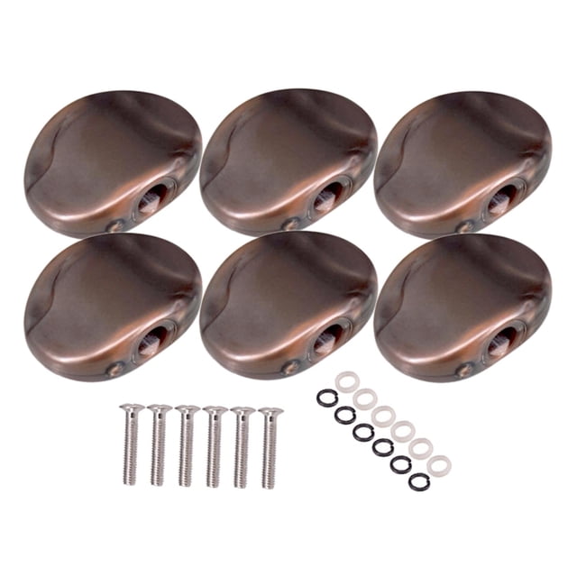 6pcs Guitare Tuning Chevilles Boutons S Poignée Boutons pour Accessoires de Guitare - 2