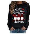 thumbnail image 1 of RKSTN Chandail pour Femmes Décontracté à Manches Longues Blouse à Imprimé de la Saint-Valentin Hauts Chandail Col Rond Coupe Ample Chandail, 1 of 4