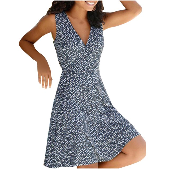 TSADFHJI Jupe-Culotte pour Femmes Soie Robe Portefeuille Fleurie pour Femmes Col en V Midi Robe Trapèze Évasée Manches Courtes à Revers Robe Midi Multicolore Col Rond Robes Mini m Gris Foncé
