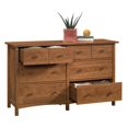thumbnail image 4 of Sauder Union Plain Engineered wood 6 Drawer Dresser in Prairie Cherry Finish, 4 of 12