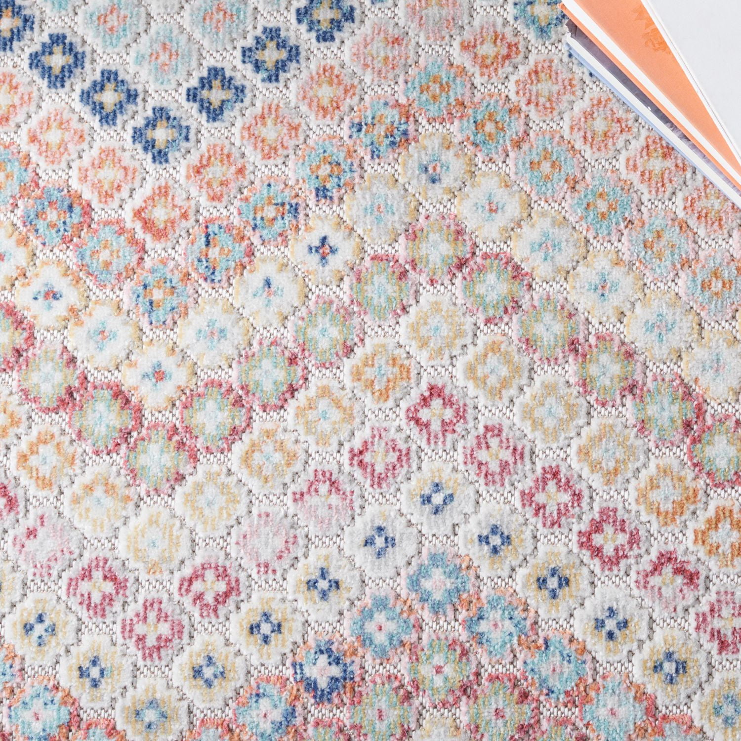 SAFAVIEH Cabana Aurora Floral Indoor/Outdoor Area Rug