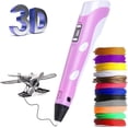 thumbnail image 1 of 3D Pen,Upgrade 3D Printing Pen for Kids with Display, Auto Feeding Smoother Experience, Intelligent 3D Printer Pen, 1 of 5