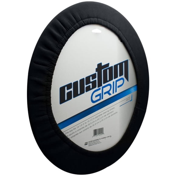 Black Neoprene Stretch Steering Wheel Cover