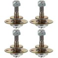 thumbnail image 1 of Kovo 4 Pcs Support de Chaise Berçante M8x55mm Raccord de Meuble, 1 of 3
