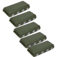 thumbnail image 2 of 5 Pcs Boîte de Rangement en Plastique 16 Compartiments pour Accessoires de Pêche en Forme de Pain Double Face, 2 of 14