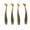 Noir, variante sur Yosoo 50 Pcs Leurres de Pêche en Plastique Souple 5 cm, T-Tail Grub Ver, Appâts, Accessoire d'Attirail pour Poisson, Leurres Souples de Pêche