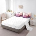 thumbnail image 4 of YST Fairy Tales 7-Piece Comforter Set, King, Dreamy Castle, Cute Princess, Colorful Butterflies, Rainbow Pattern, 4 of 6