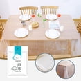 thumbnail image 2 of Yhmxh Disposable Tablecloths Plastic, Square Round Table Thickened White Film Transparent Tablecloths 10 Sets, Suitable For Restaurants, Outdoor, Parties Kitchen Essentials Home and Kitchen, 2 of 6