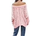 thumbnail image 3 of Cameland Femmes Pull Dames Mode en Vrac Pull Long Lleeve Pull, 3 of 3