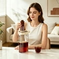 thumbnail image 5 of Outdor Cold Coffee Maker With Handle Wide Mouth 10ml Leakproof Dispenser | Coffee Pitcher Infuser Bottle For Lemonade Fruit Drinks Even Saturation Extraction Kitchen Dining Room, 5 of 5