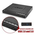thumbnail image 4 of Lecteur DVD Portable USB à Lecture Multiple, Lecteur de Disques ADH DVD CD SVCD VCD, Système de Cinéma Maison avec Télécommande, Facile à Installer, 4 of 6