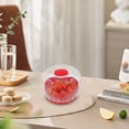 thumbnail image 3 of Vegetable Storage Container With Lid For Refrigerator | Airtight Reusable Produce Keeper, Freshness Saver For Onions, Avocados, Tomatoes, Lemons | Transparent Organizer, BPA-Free Polypropylene, 1, 3 of 5