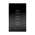 thumbnail image 1 of Smart Wi-Fi Wall Switch 2.4 GHz Touch Control for US Standard Wall Boxes AC100-240V 300W Per Circuit with Tempered Glass Panel and Dual-Color LED Indicators, 1 of 6