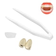 thumbnail image 4 of Plating Teeth Brace Grills For Teeth Hip Hop Teeth, Fashionable Metal Shiny Teeth Decoration Jewelry For  Party, 4 of 7
