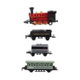 thumbnail image 1 of MasteelfCA Ensemble de 4 Pcs de Véhicules Jouets en Alliage, Train à Vapeur Rétro à Rétrofriction, Modèle de Train, Jouets pour Enfants, Cadeaux pour Garçons (Rouge), 1 of 7