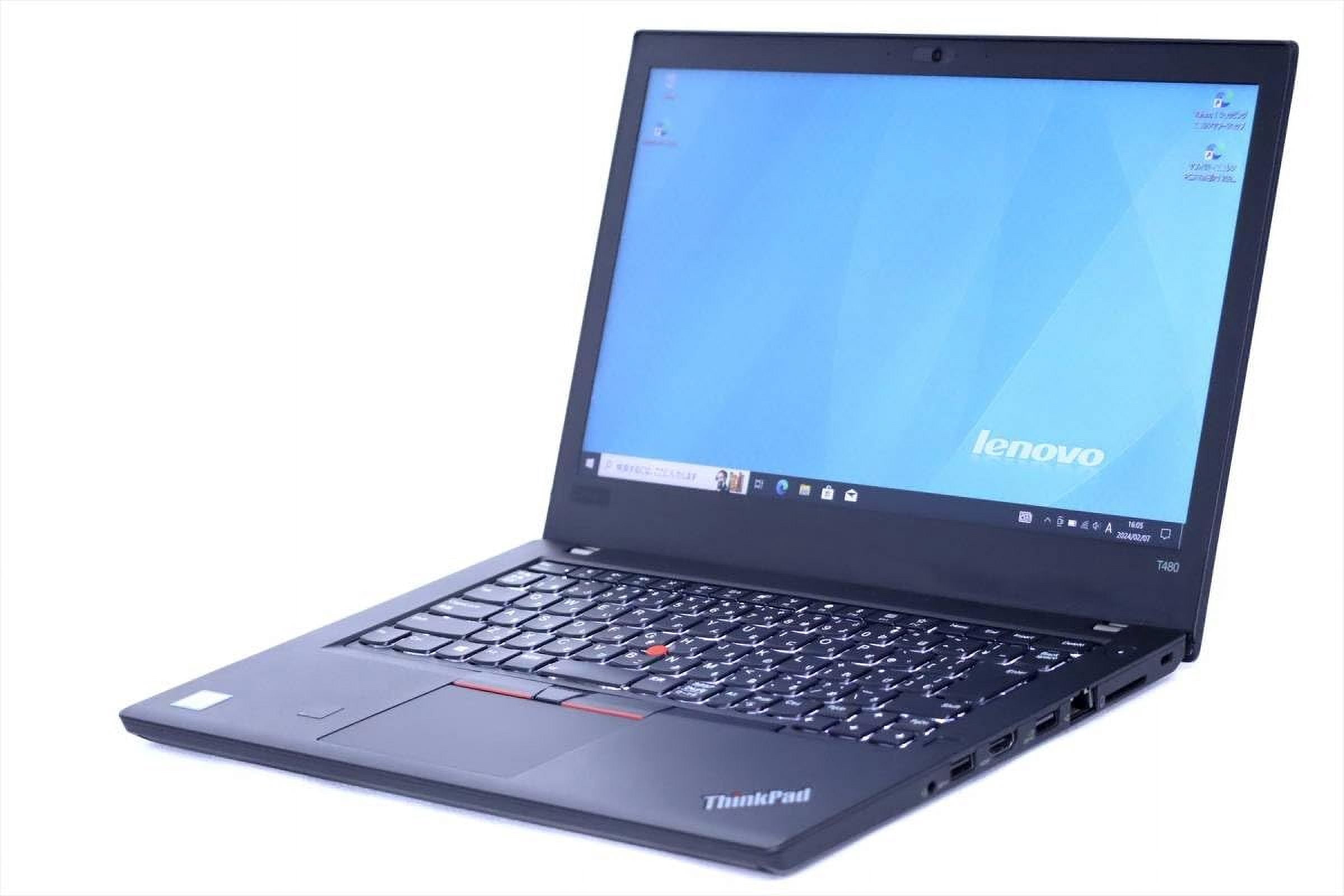 Refurbished Excellent) LENOVO ThinkPad T480s Non Touch Laptop 14