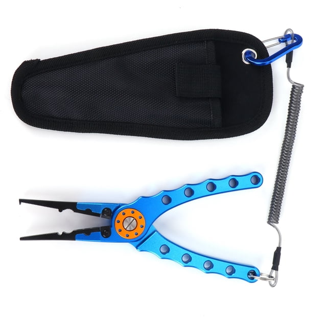 Ymiko Fishing Lure Tongs Multifunction Aluminum Alloy Hook Remover Tool Equipm