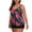 Red, variant on Modest Swimsuits for Women 2 Pc with Trunks Back Cutout Solid Color 95% Nylon 5% Spandex