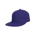thumbnail image 1 of Top Headwear Chapeau Ajusté à Visière Plate Uni, Violet 8, 1 of 2