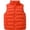 Orange, variant on yardsong Toddler Kids Puffer Down Vest Boys Girls 2026 Winter Warm Sleeveless Stand Collar Packable Pink,5-6Years