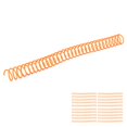 thumbnail image 1 of 20Pcs Plastic Spiral Binding Coils, Durable with Long Life, 19mm Inner Diameter, Convenient Binding Method,  Gloss Without Breakage 30 Holes, for A4 A5 Notebook, 1 of 7