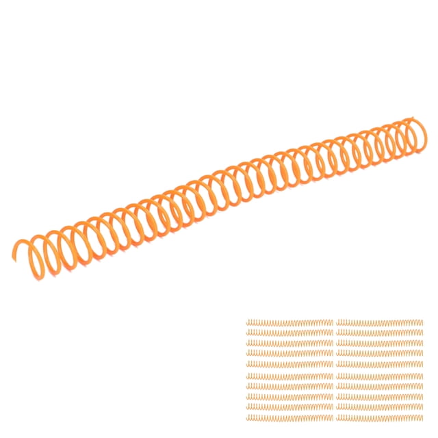 20Pcs Plastic Spiral Binding Coils, Durable with Long Life, 19mm Inner Diameter, Convenient Binding Method, Gloss Without Breakage 30 Holes, for A4 A5 Notebook
