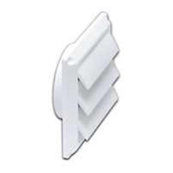 Lambro Industries 2676W Dryer Vent Hood - 4 In. White