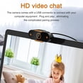 thumbnail image 2 of Mistaha 420P,720P,1080P,2K Webcam with Microphone, Camera for Gaming Conferencing Windows Desktop PC Laptop, 2 of 8